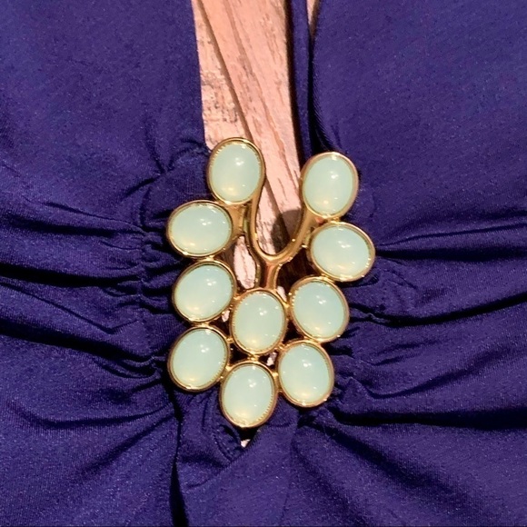 𝅺TRINA TURK royal blue swimsuit. Size 0 - Picture 4 of 10